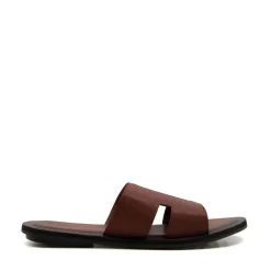 Dune London Incence Slides Sandals in Brown