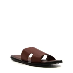 Dune London Incence Slides Sandals in Brown