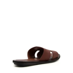 Dune London Incence Slides Sandals in Brown