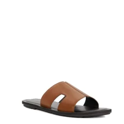 Dune London Leather Sandals in Brown