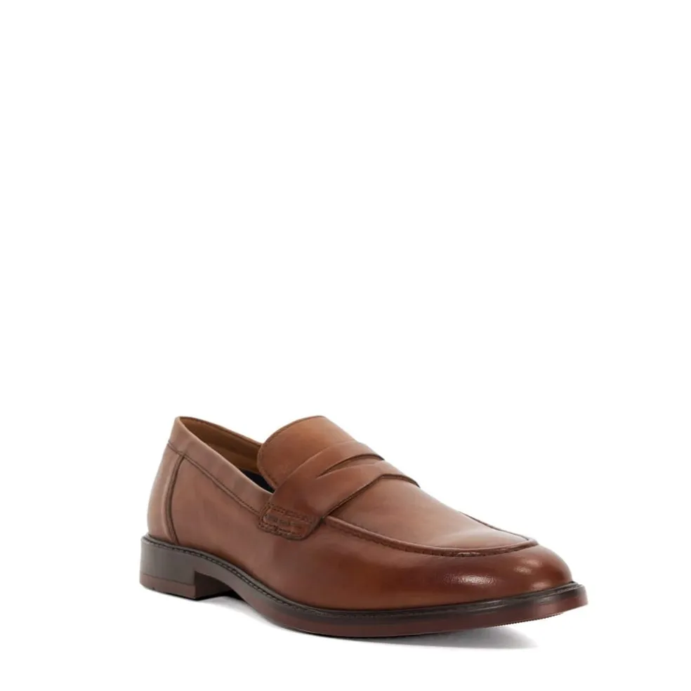 Dune London Mens Loafers in Brown