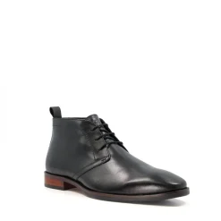 Dune London Mervin Chukka in Black