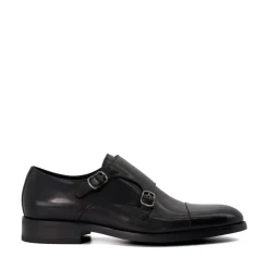 Dune London Monk Shoes in Black