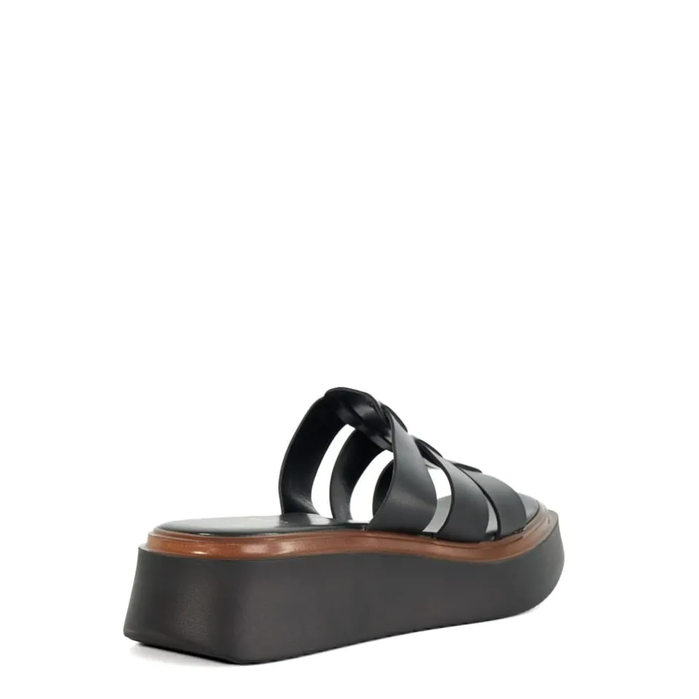 Dune London Platform Sandals in Black