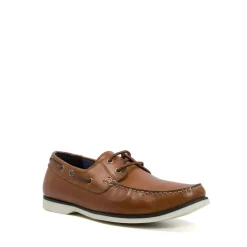Dune London Sail Boat Shoes in Tan