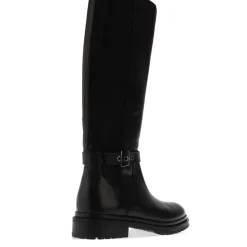 Dune London Teller Casual Knee-High Boots in Black