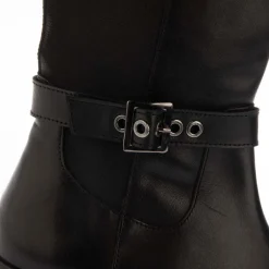 Dune London Teller Casual Knee-High Boots in Black