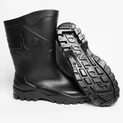 Dunlop Mens Half Wellingtons in Black