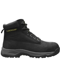 Dunlop Safety On Site Steel Toe Cap Safety Boots in Black