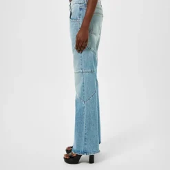 EB Denim Bowie Wide Leg Relaxed Fit Jean in Blue
