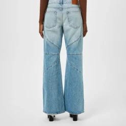 EB Denim Bowie Wide Leg Relaxed Fit Jean in Blue