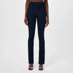 EB Denim Split Hem Jeggings in Blue