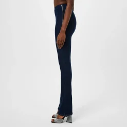 EB Denim Split Hem Jeggings in Blue