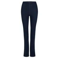 EB Denim Split Hem Jeggings in Blue