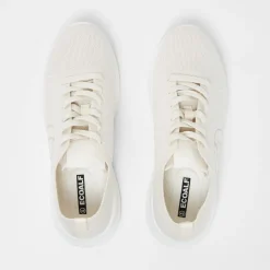 Ecoalf Conde Low Top Flat Heel Sneakers in Cream