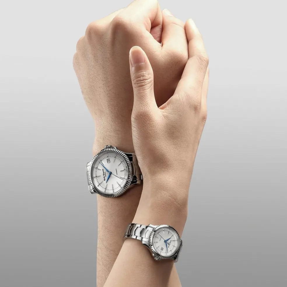 Emile Chouriet Stainless Steel Luxury Analogue Watch in White