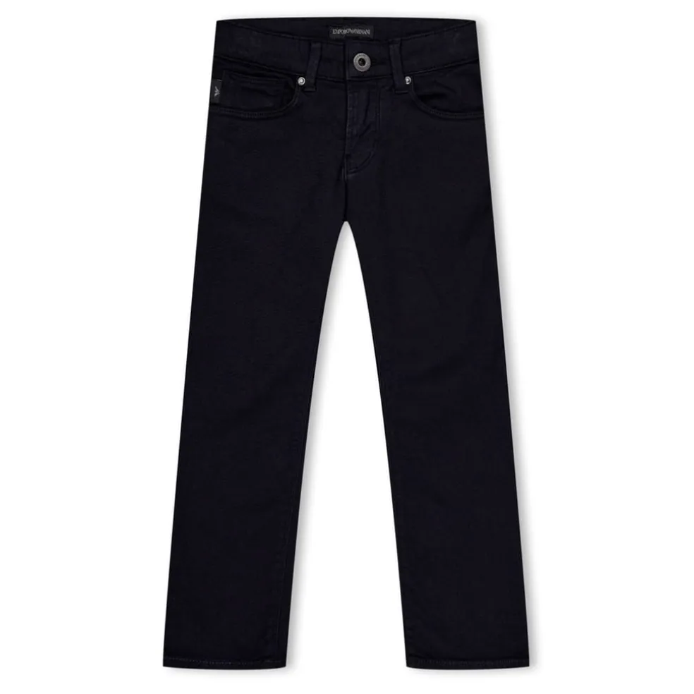 Emporio Armani EA7 Emporio Five Pocket Design Jeans in Blue