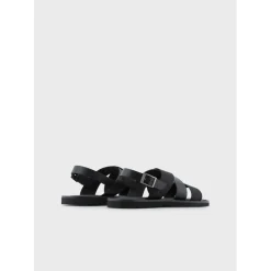 Emporio Armani EA7 Flatform Sandals in Black