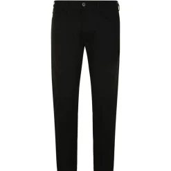 Emporio Armani EA7 J06 Slim Gabardine Jeans in Black