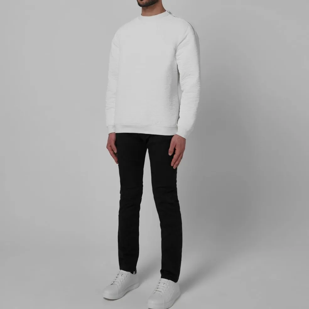 Emporio Armani EA7 J06 Slim Gabardine Jeans in Black