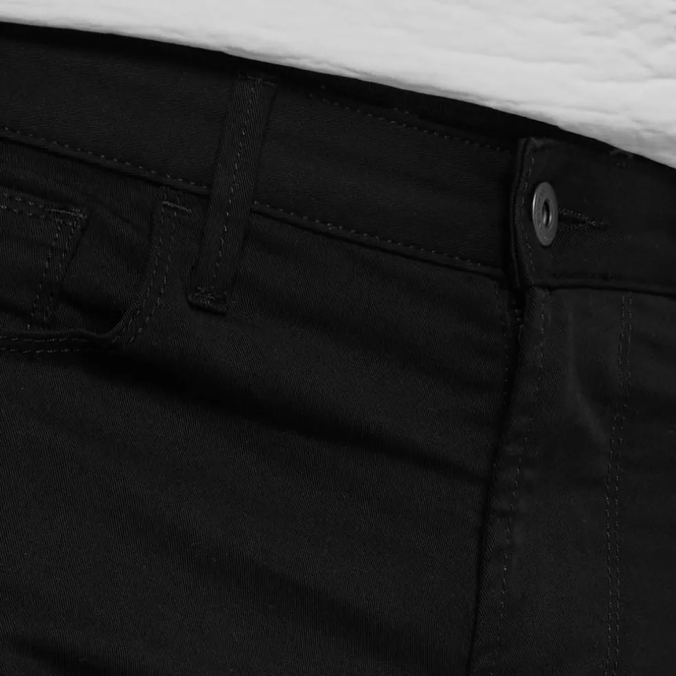 Emporio Armani EA7 J06 Slim Gabardine Jeans in Black