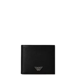 Emporio Armani EA7 Logo Badge Cardholder in Black