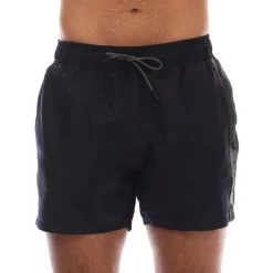 Emporio Armani EA7 Logo Tape Swim Shorts in Navy
