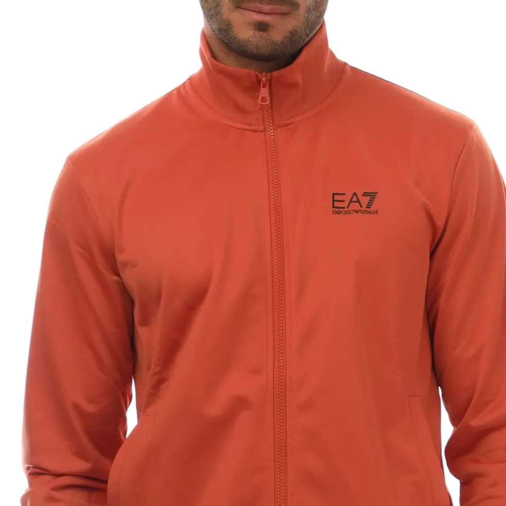 Emporio Armani EA7 Logo Tracksuit in Orange