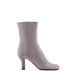 Emporio Armani EA7 Stiv Ankle Block Heel Boots in Brown