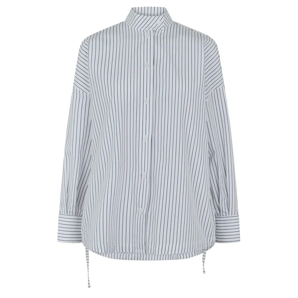 Emporio Armani EA7 Stripe Relaxed Fit Shirt in Multi
