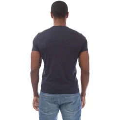 Emporio Armani Mens 2 Pack Assorted Crew Neck T-Shirt in Navy