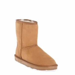 EverAu Parrot Short Classic Boots in Chestnut