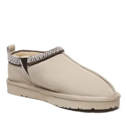 EverAu Wigeon Leather Slippers in Sand