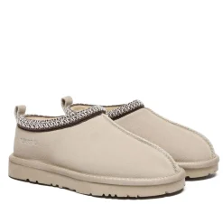 EverAu Wigeon Leather Slippers in Sand