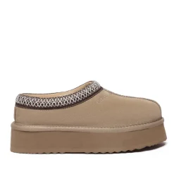 EverAu Wonga Leather Slippers in Sand