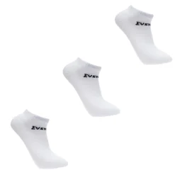 Everlast 3 Pack Trainer Socks Ladies in White