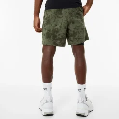 Everlast Mens 2 In 1 Shorts in Green