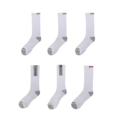 Everlast Mens 6pk Crew Sock in White