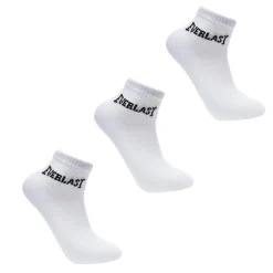 Everlast Quarter Socks 3 Pack Junior in White