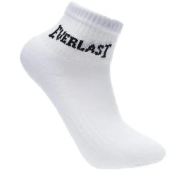 Everlast Quarter Socks 3 Pack Junior in White