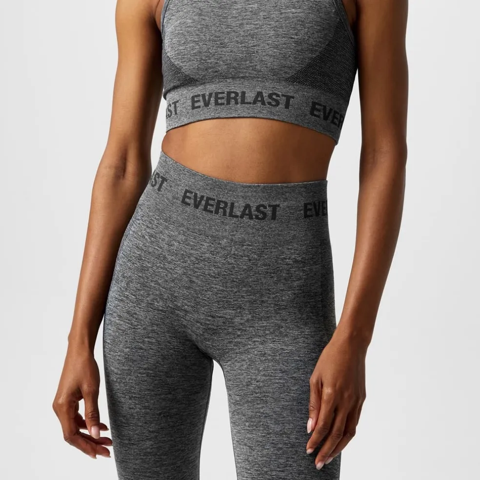 Everlast Seamless Logo Leggings in Grey