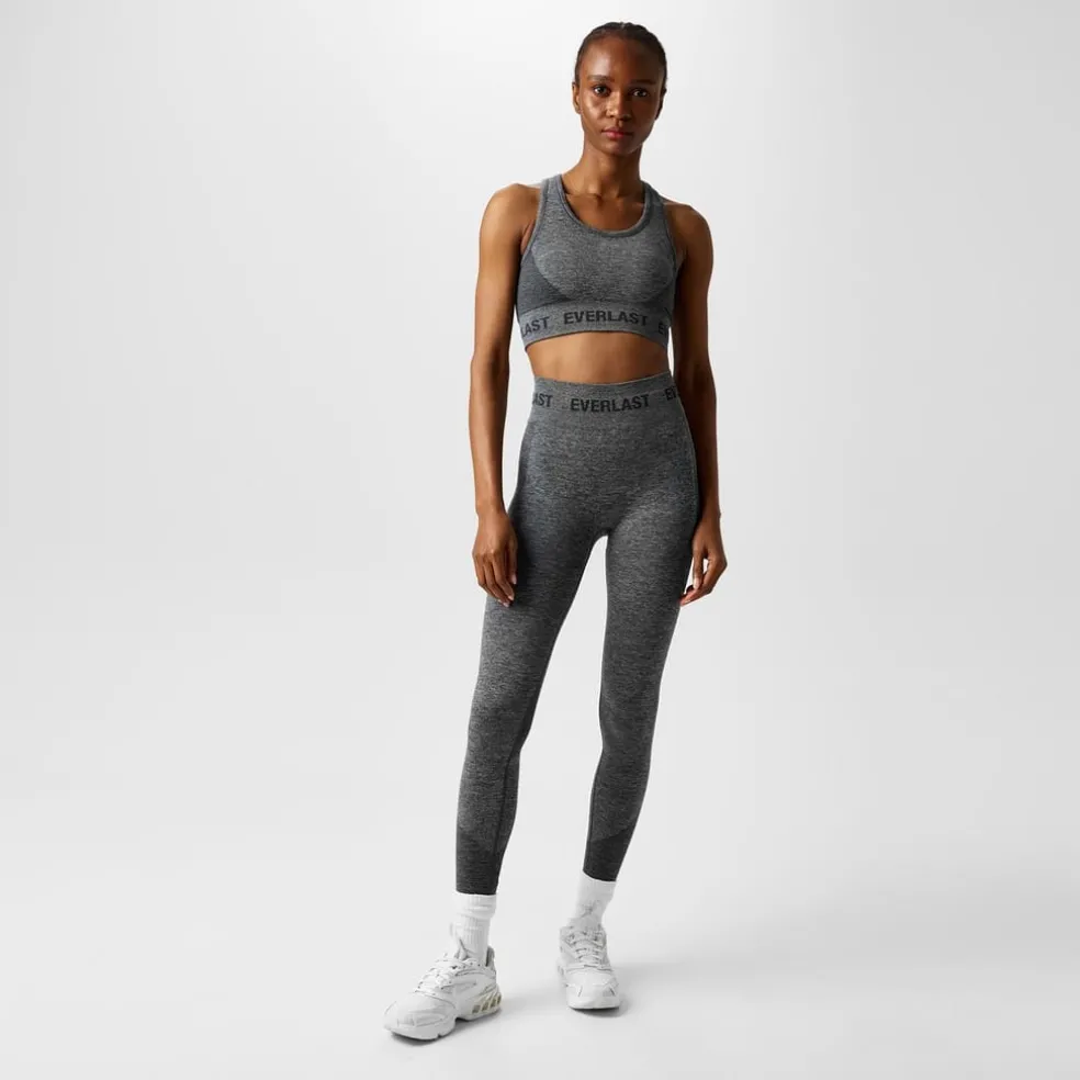 Everlast Seamless Logo Leggings in Grey