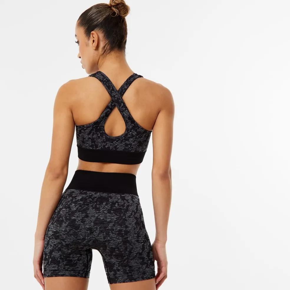 Everlast Womens Seamless Shorts in Black