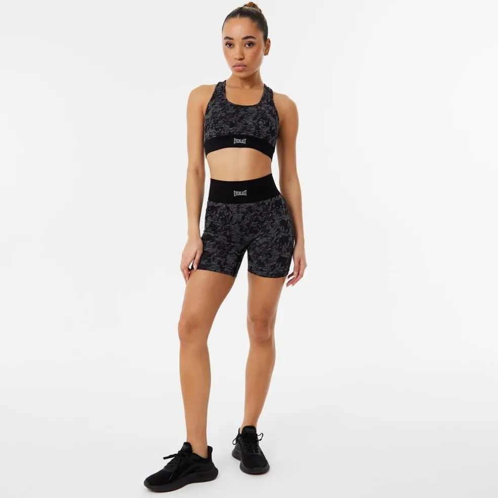 Everlast Womens Seamless Shorts in Black