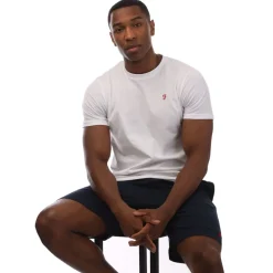 Farah Balpine Lounge Set in White Navy