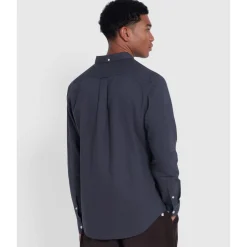 Farah Brewer Slim-Fit Shirt in Charcoal