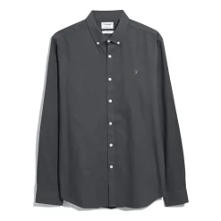 Farah Brewer Slim-Fit Shirt in Charcoal