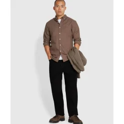 Farah Brewer Slim-Fit Shirt in Grey