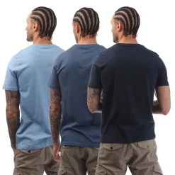 Farah Mens Labo 3 Pack T-Shirt in Blue