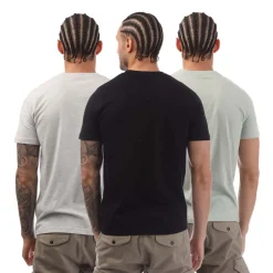 Farah Mens Laven 3 Pack T-Shirts in Multi colour